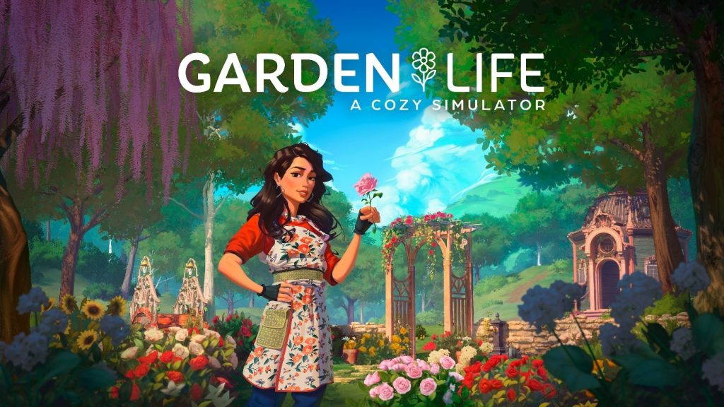 The key art for Garden Life: A Cozy Simulator.