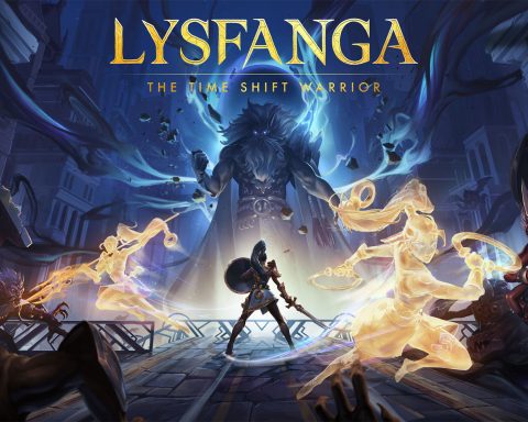 The key art for Lysfanga: The Time Shift Warrior.