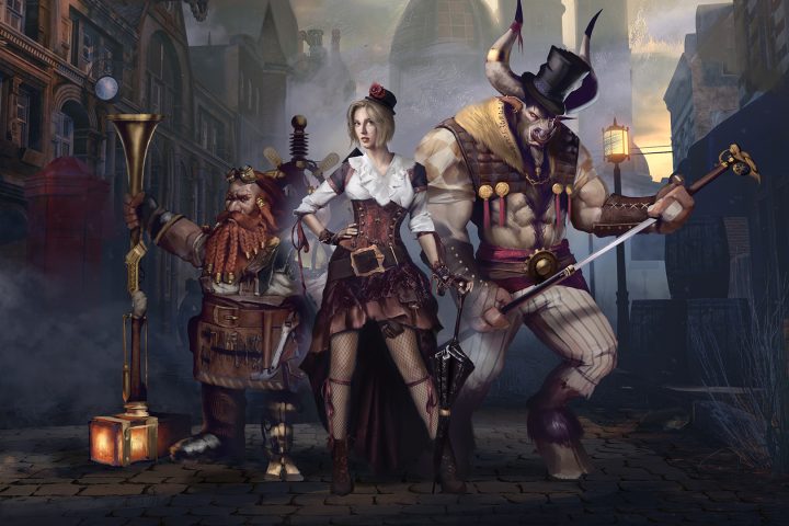 The key art for Sovereign Syndicate.