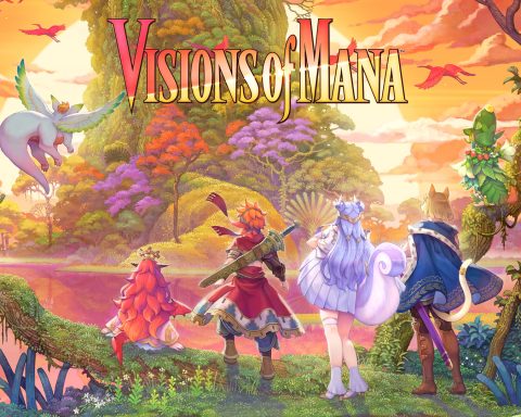 Vision of Mana's announcement artwork, cropped and with logo added.