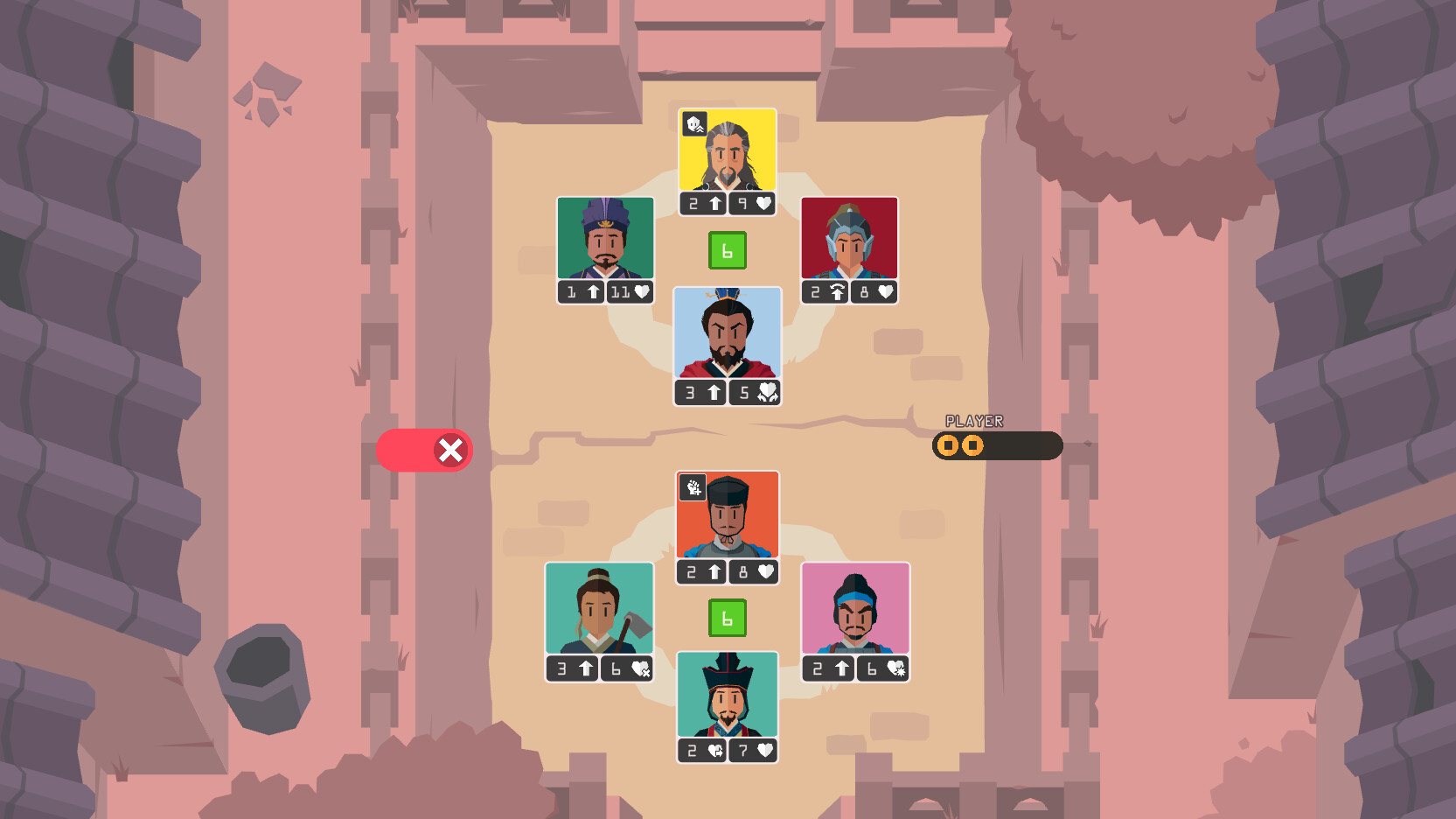 A screenshot from Reigns Three Kingdoms