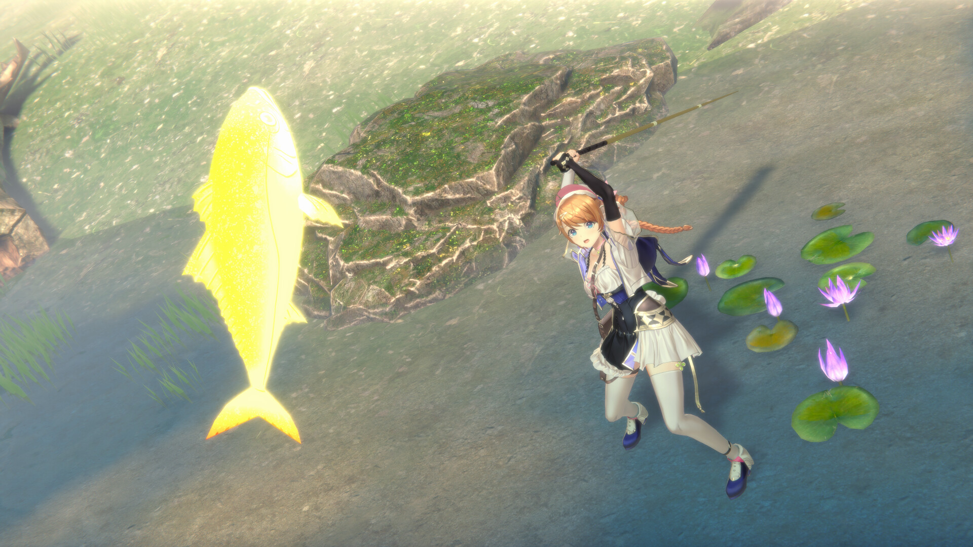 A screenshot from Atelier Resleriana: Forgotten Alchemy and the Polar Night Liberator