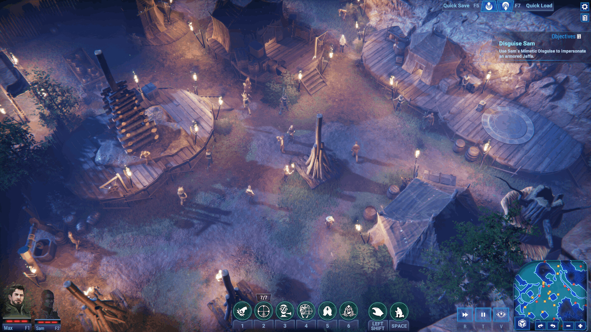 A screenshot from Stargate: Timekeepers