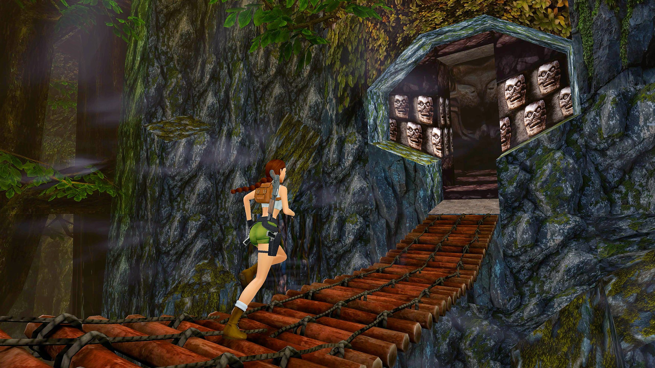 A screenshot from Tomb Raider Remaster