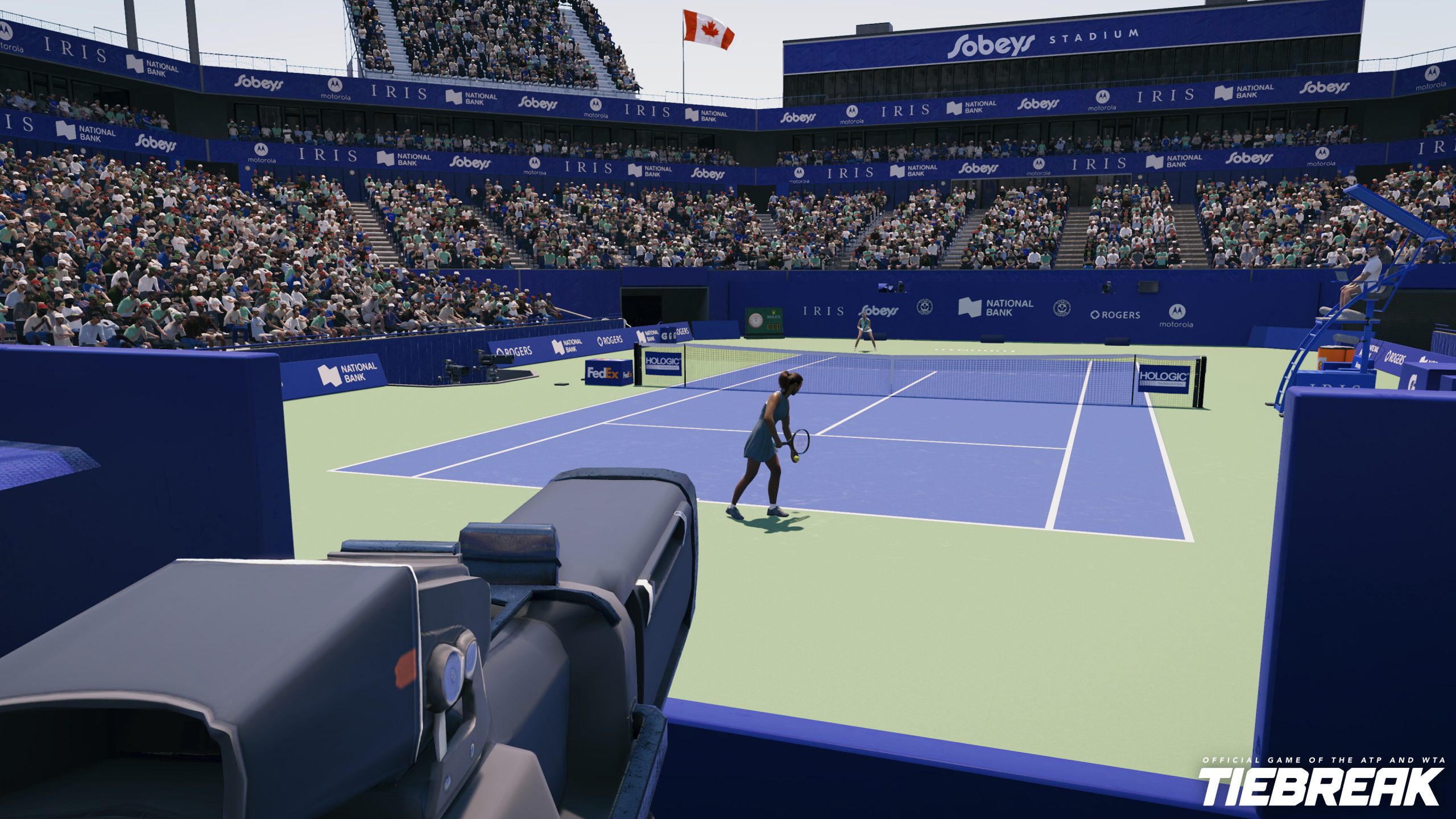 A screenshot from Tiebreak Tennis