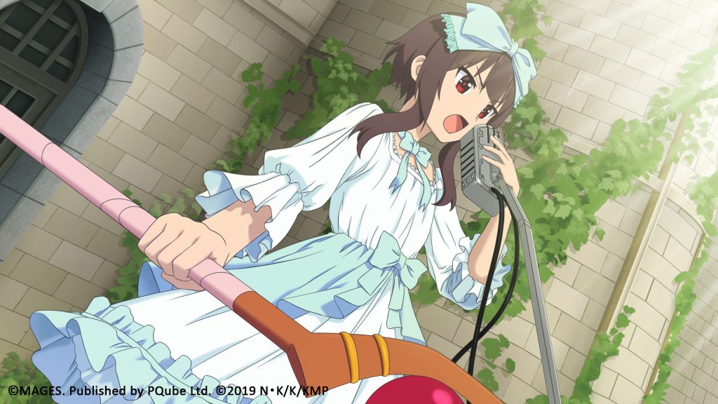 A screenshot from Konosuba on Nintendo Switch