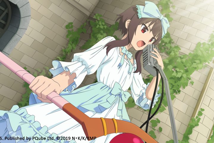 A screenshot from Konosuba on Nintendo Switch