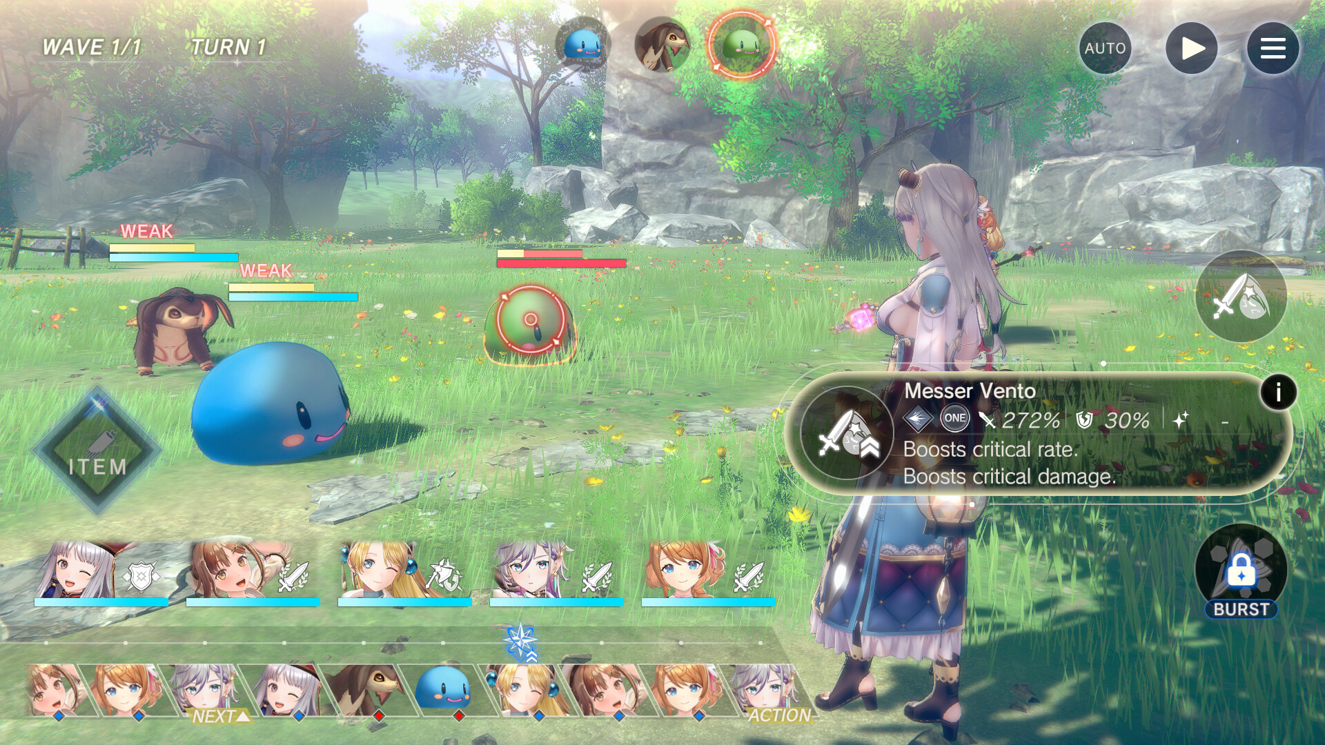 A screenshot from Atelier Resleriana: Forgotten Alchemy and the Polar Night Liberator