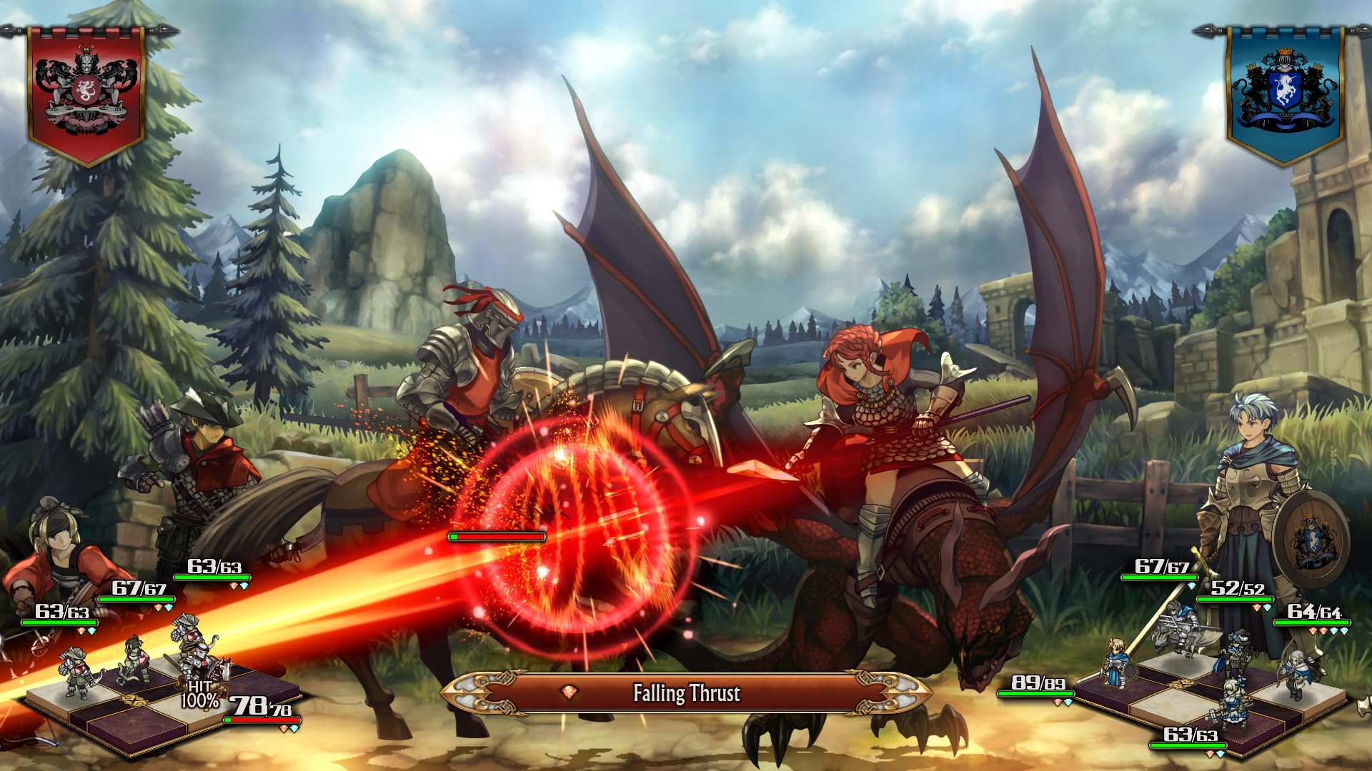A screenshot from Unicorn Overlord