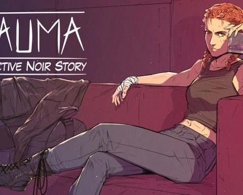 The key art for Hauma - A Detective Noir Story.