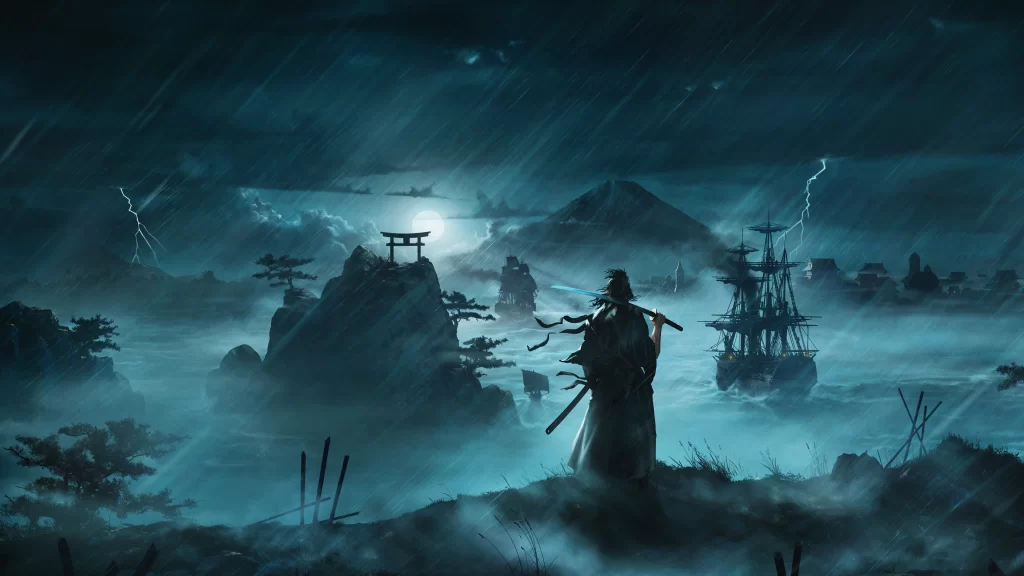 Key art from Rise of the Ronin