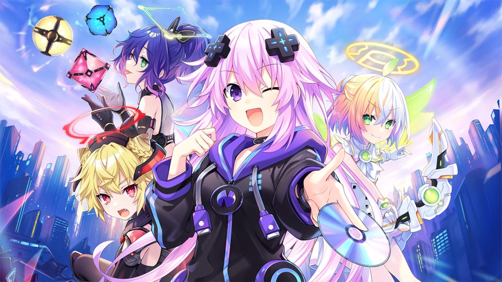 The (cropped) key art for Neptunia Game Maker R:Evolution.