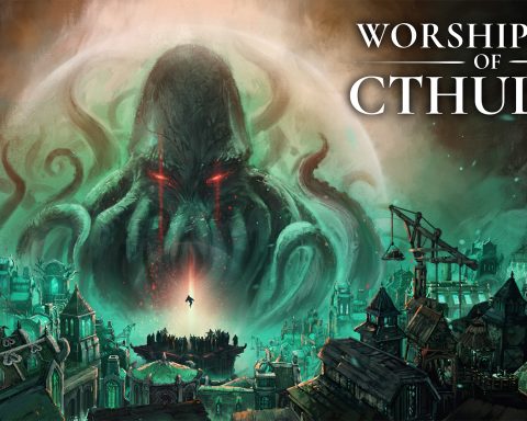 The key art for Worshippers of Cthulhu.