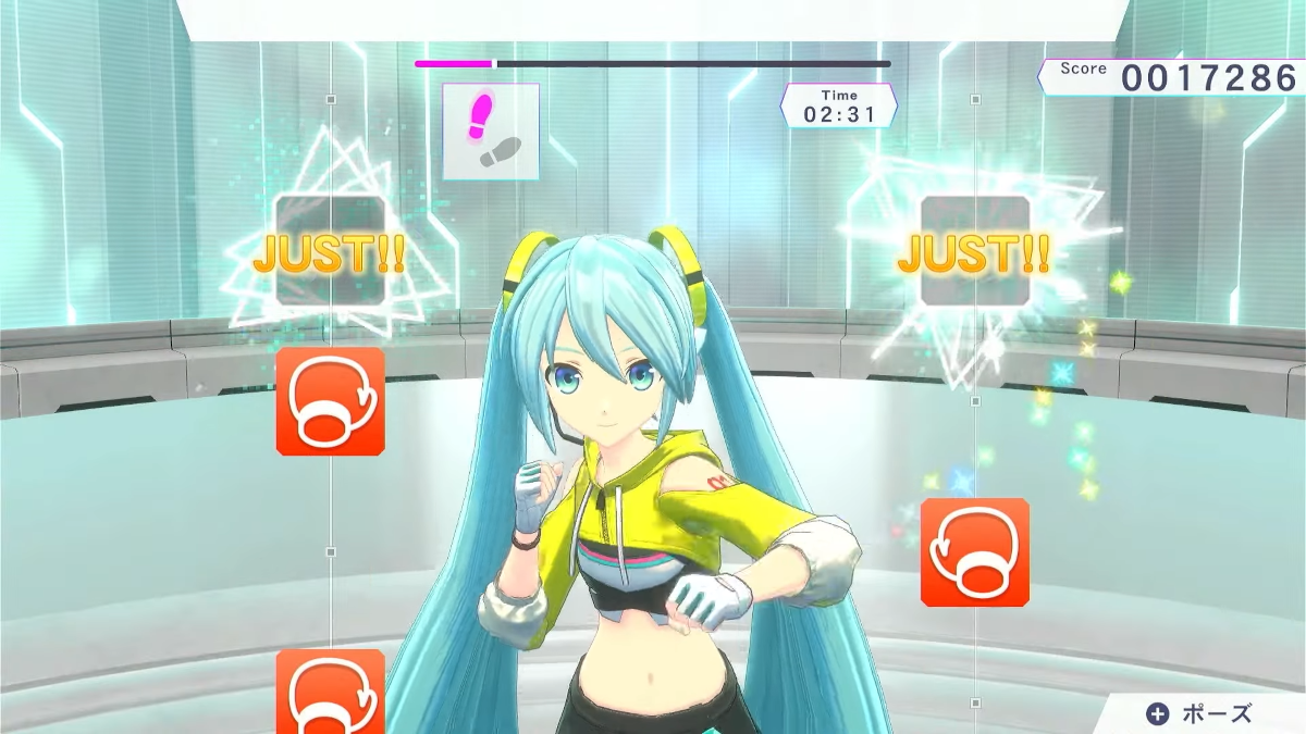 Screenshot of Fitness Boxing Featuring Hatsune Miku