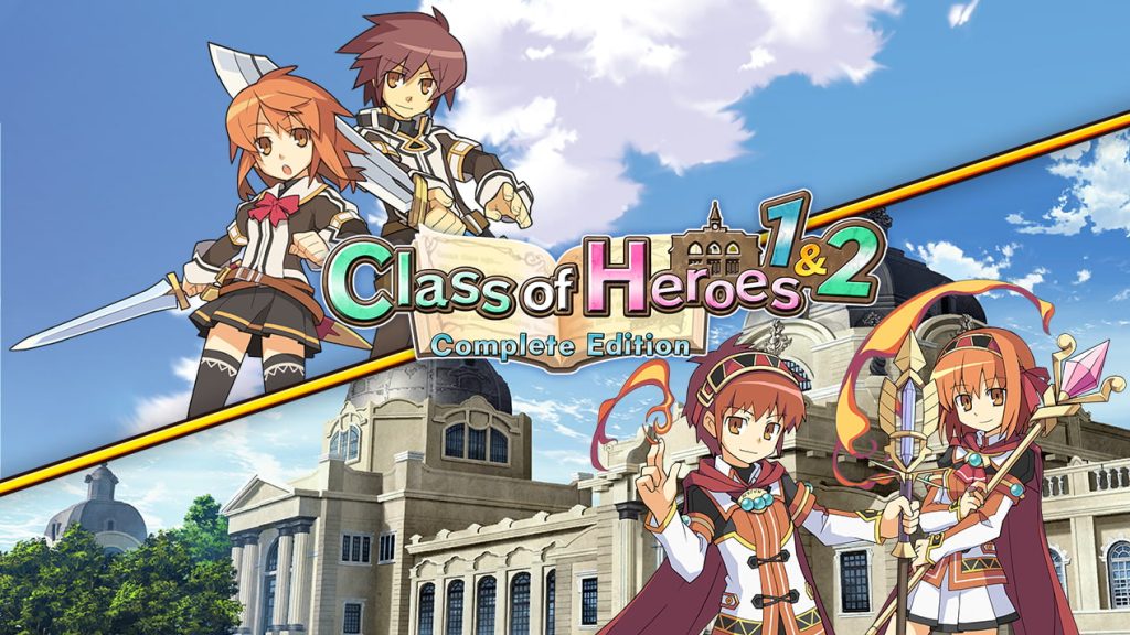 The key art for Class of Heroes 1 & 2: Complete Edition.