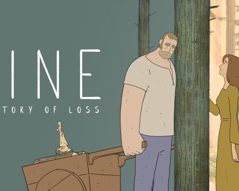 The key art for Pine: A Story of Loss.