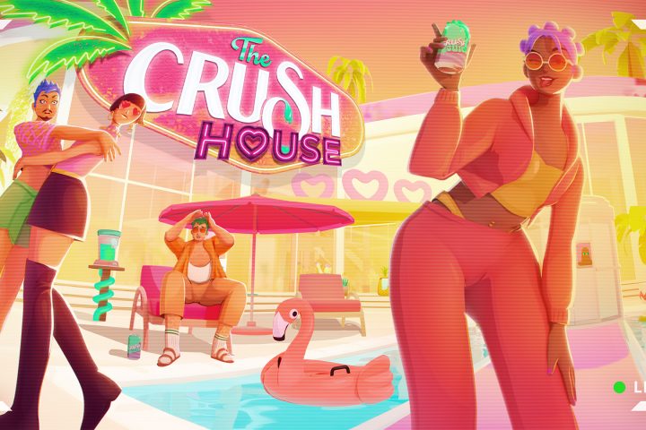 The key art for The Crush House.