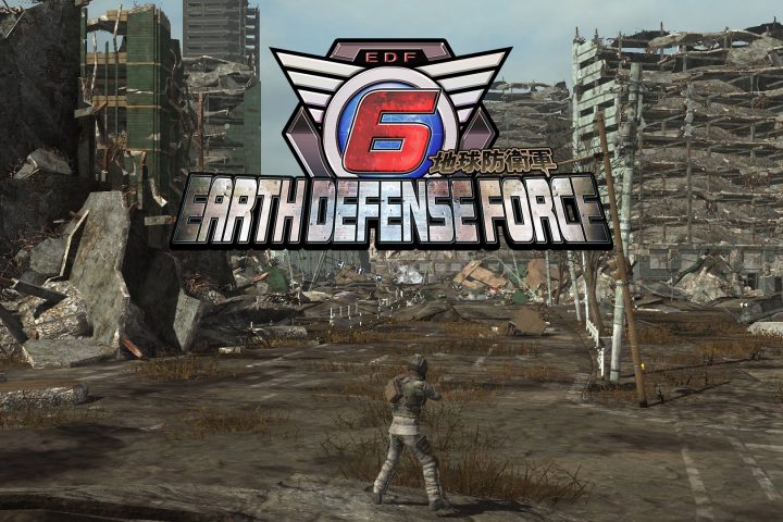 The key art for Earth Defense Force 6.