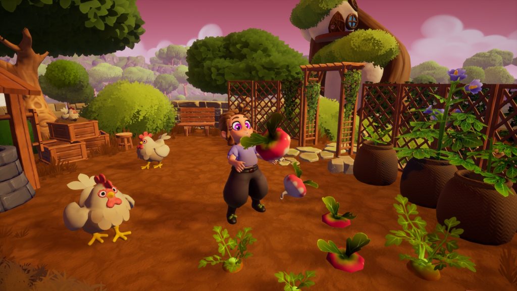 A screenshot from Garden Witch Life.