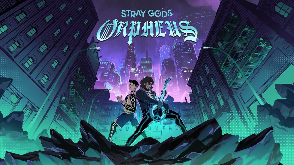 The key art for the feature-length Stray Gods: The Roleplaying Musical DLC titled Stray Gods: Orpheus.