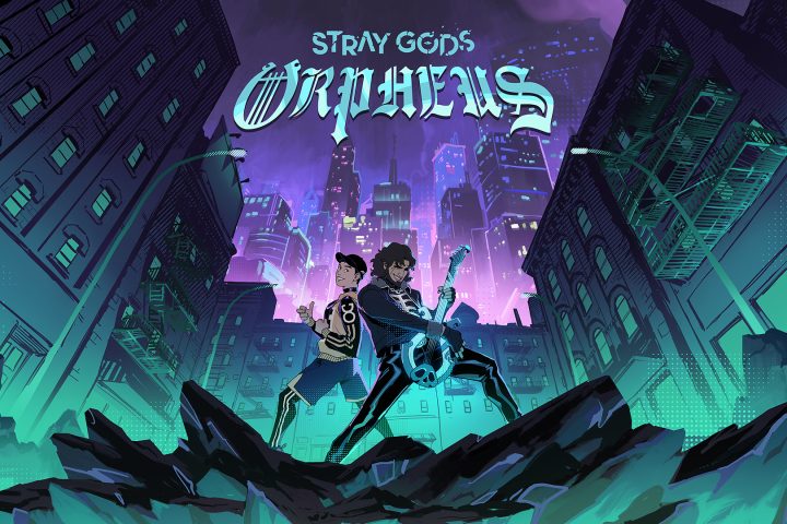 The key art for the feature-length Stray Gods: The Roleplaying Musical DLC titled Stray Gods: Orpheus.