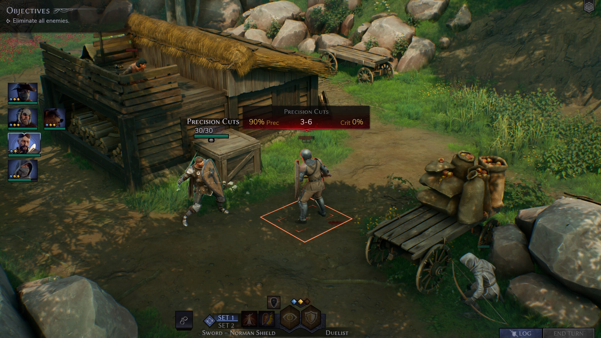 A screenshot from Crown Wars game