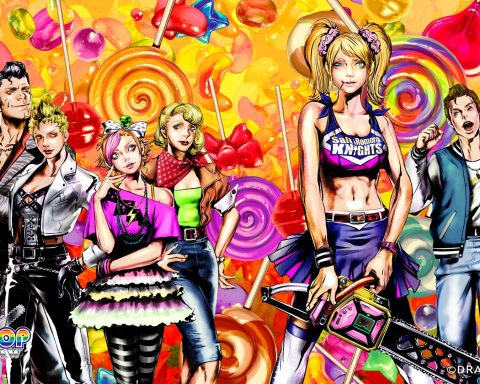 The key art for Lollipop Chainsaw RePOP.