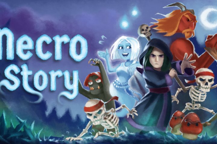 The key art for Necro Story.