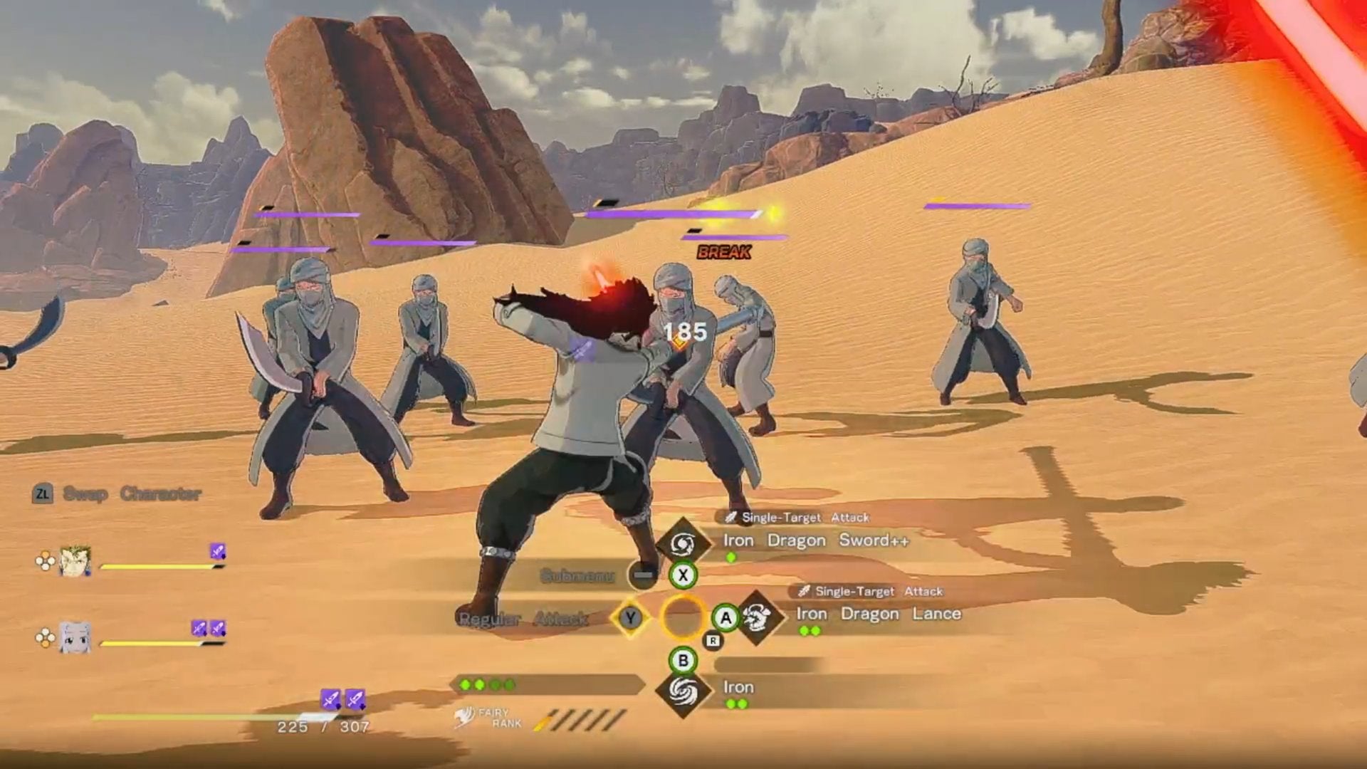 A screenshot from Fairy Tail 2