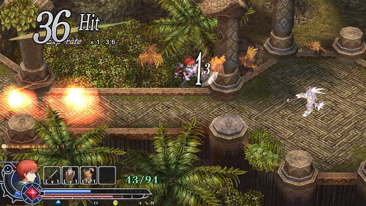 A screenshot from Ys Memorie on Nintendo Switch