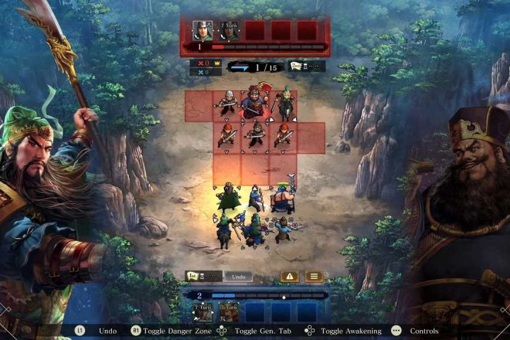 A screenshot from romance of the three kingdoms heroes