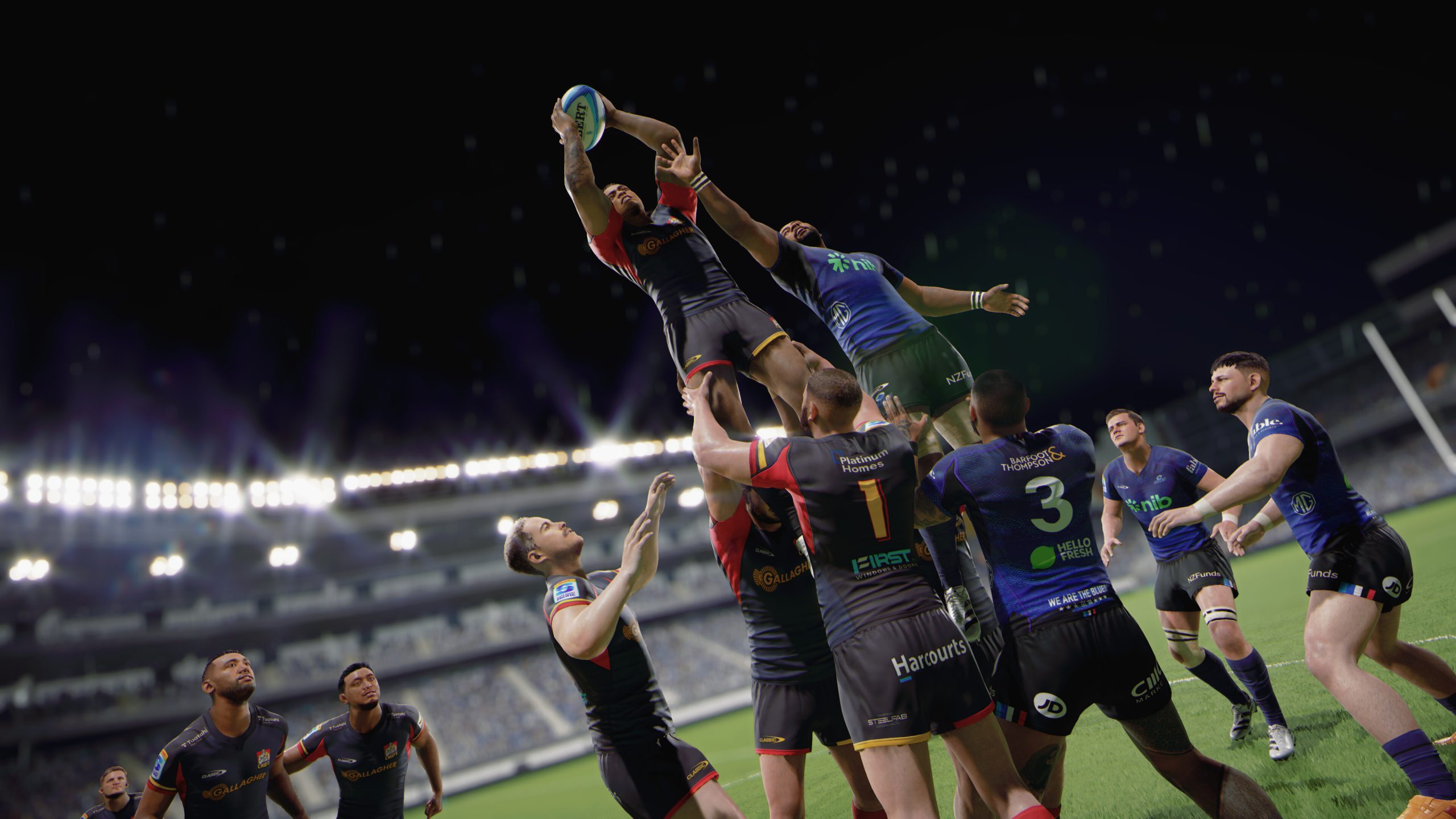 A screenshot from Rugby 25