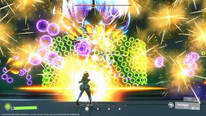 A screenshot of the gameplay in Scar-Lead Salvation.