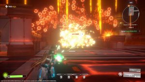 A screenshot of the gameplay in Scar-Lead Salvation.