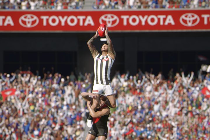 A screenshot from AFL 26