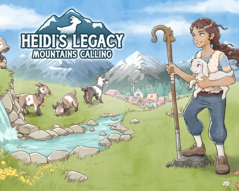 The key art for Heidi's Legacy: Mountain Calling.