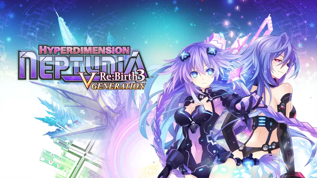The key art for Hyperdimension Neptunia Re;Birth3: V Generation.