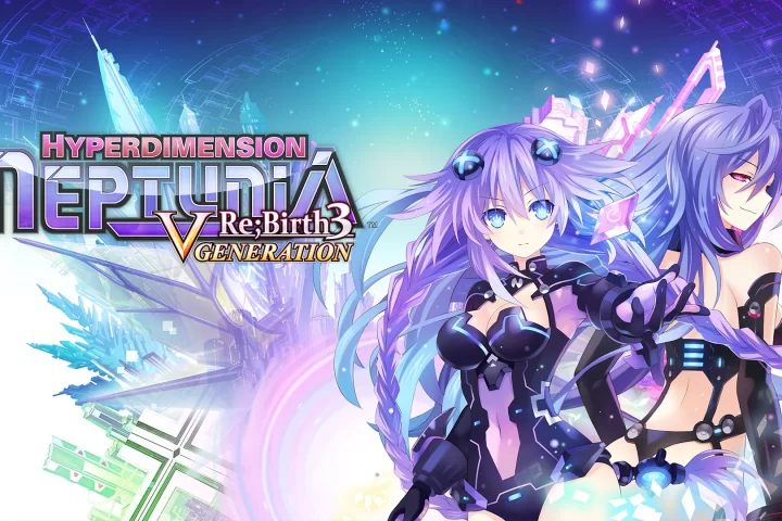 The key art for Hyperdimension Neptunia Re;Birth3: V Generation.