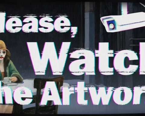 The key art for Please, Watch the Artwork.