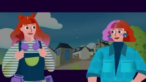 A screenshot from Morgan: Metal Detective.