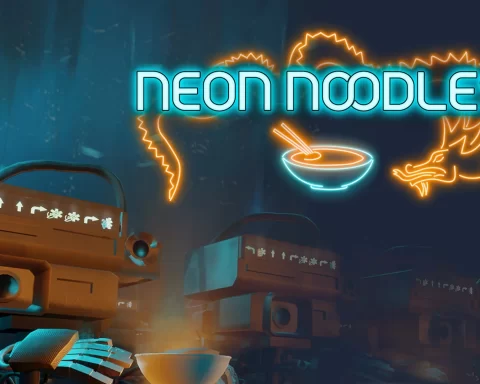 The key art for Neon Noodles.