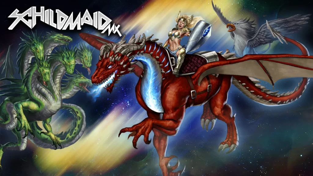 The key art for Schildmaid MX.