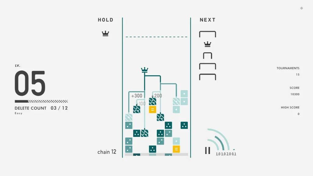 A screenshot from Tournamentris, from its Steam page.