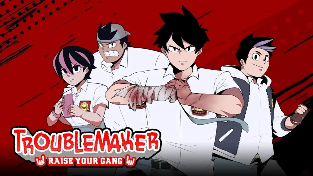 The key art for Troublemaker: Raise Your Gang.
