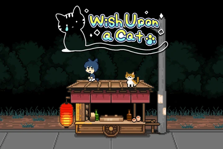 The key art for Wish Upon A Cat.
