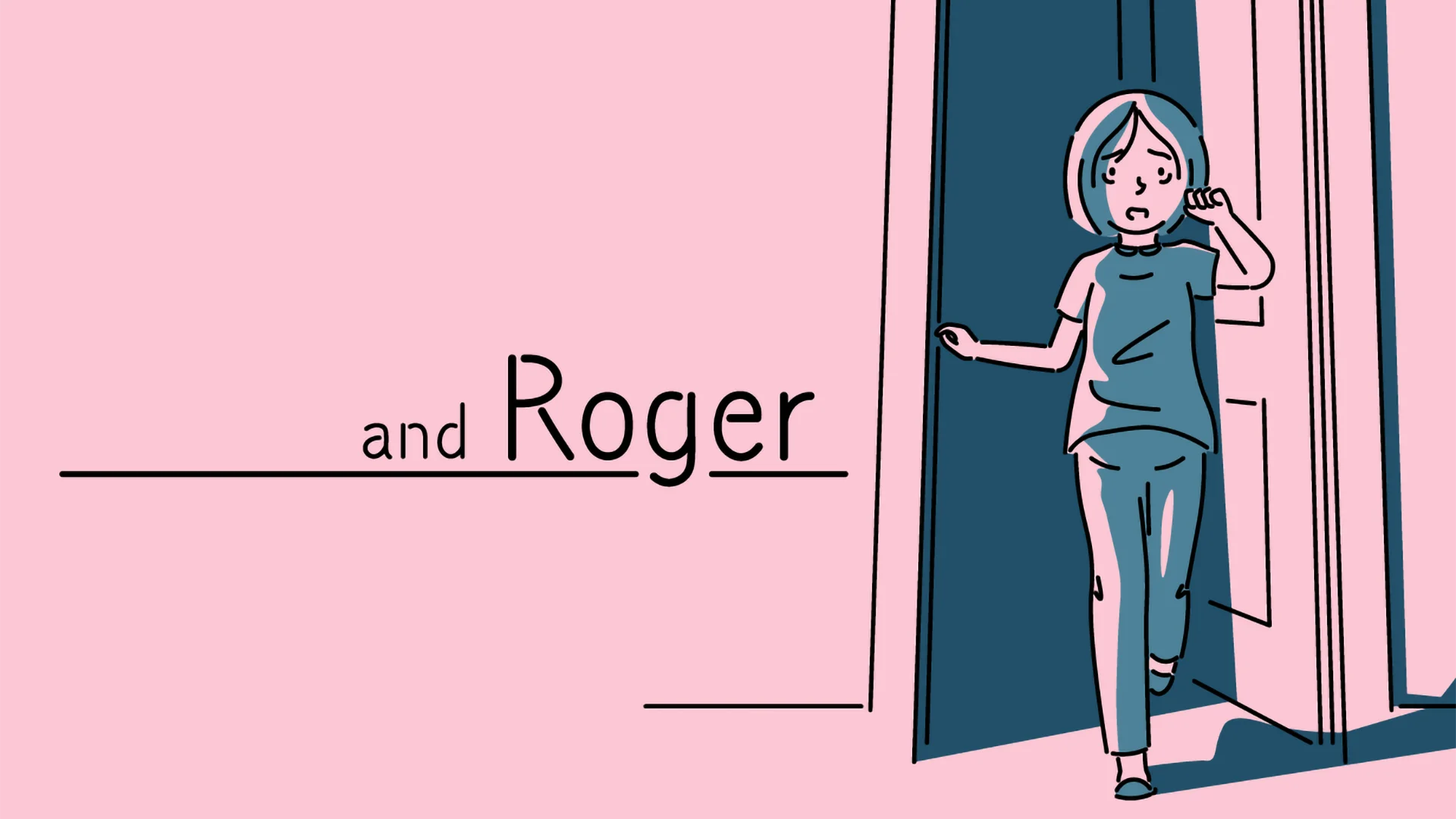 The key art for and Roger.