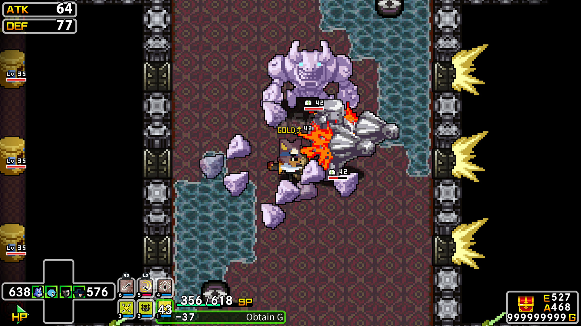 A screenshot from Cladun X3, revealed for its release date announcement.