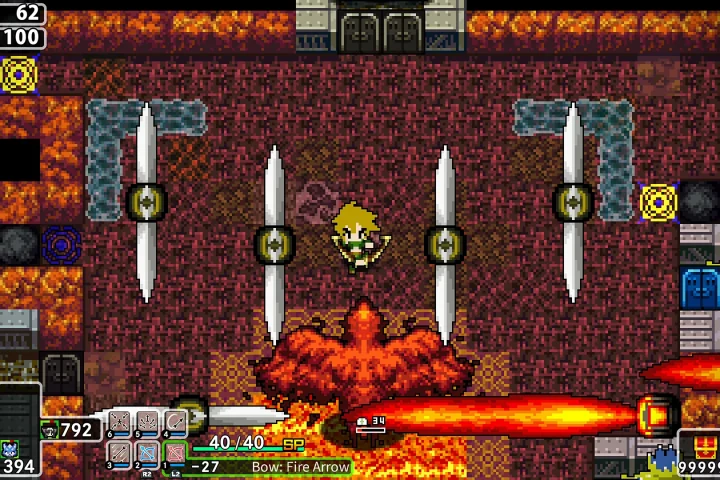 A screenshot from Cladun X3, revealed for its release date announcement.
