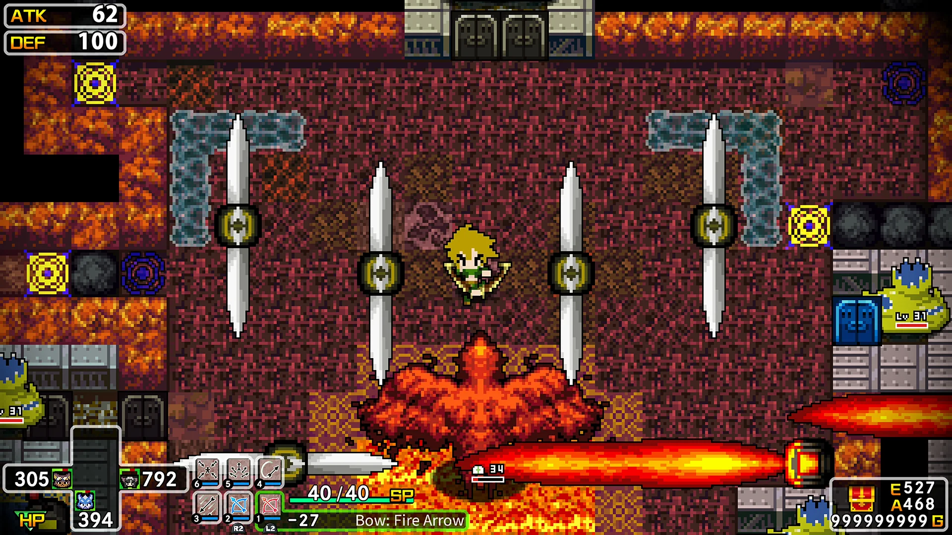 A screenshot from Cladun X3, revealed for its release date announcement.