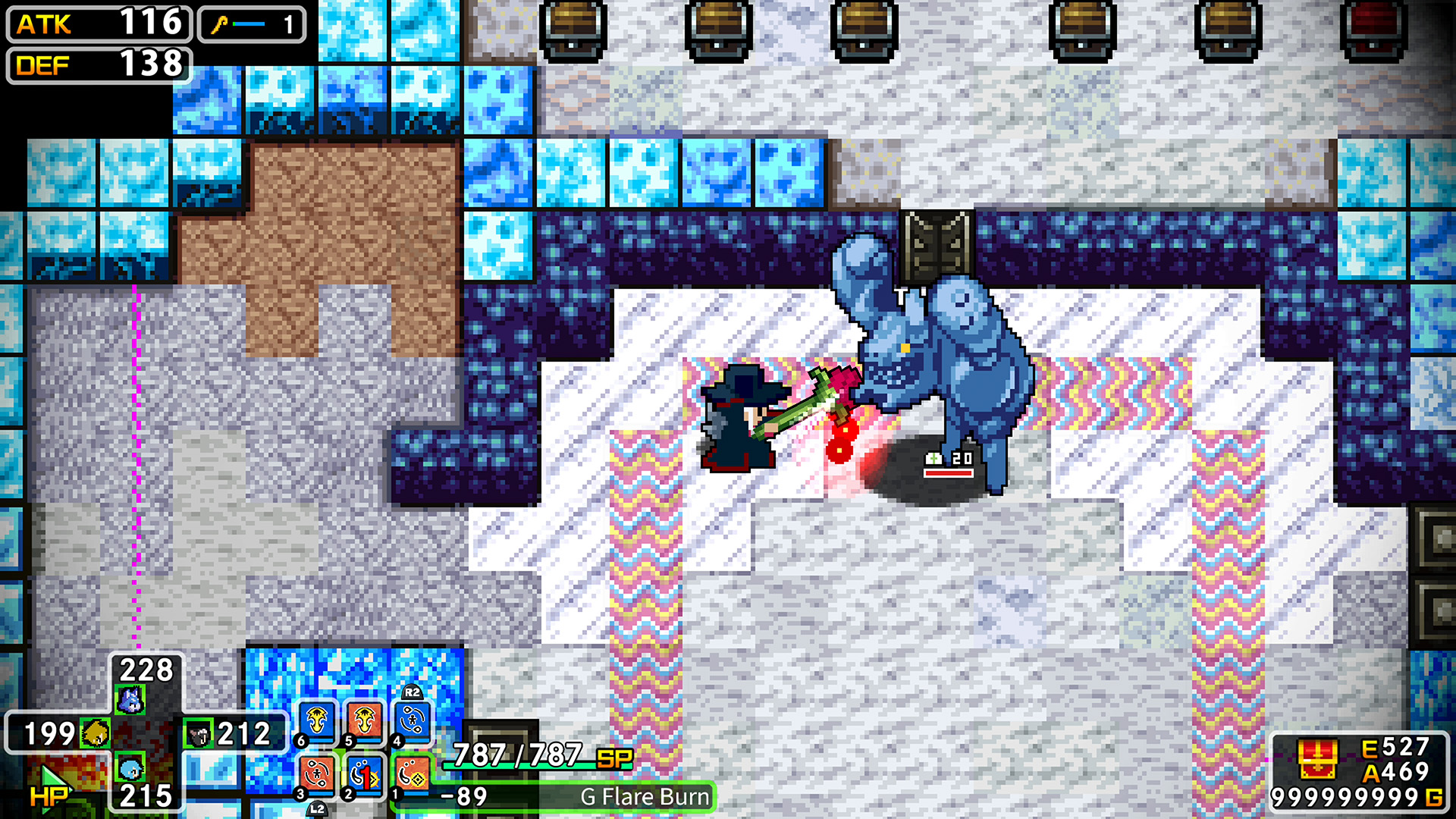 A screenshot from Cladun X3, revealed for its release date announcement.